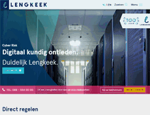 Tablet Screenshot of lengkeek.nl